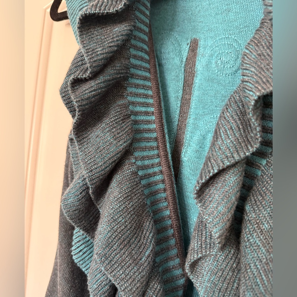 Nic & Zoe Ruffle Cardigan - Picture 2 of 7